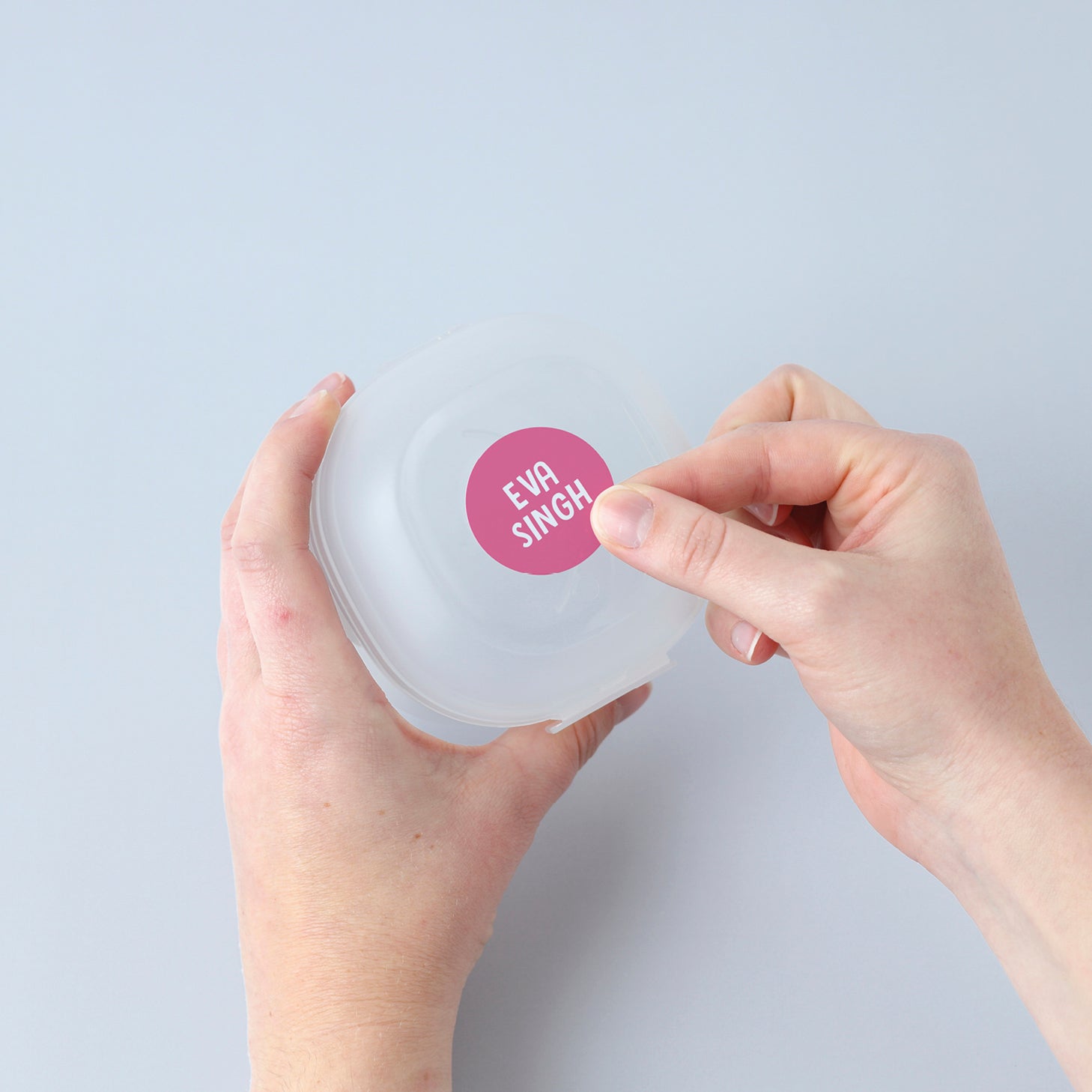 Round Name Stickers