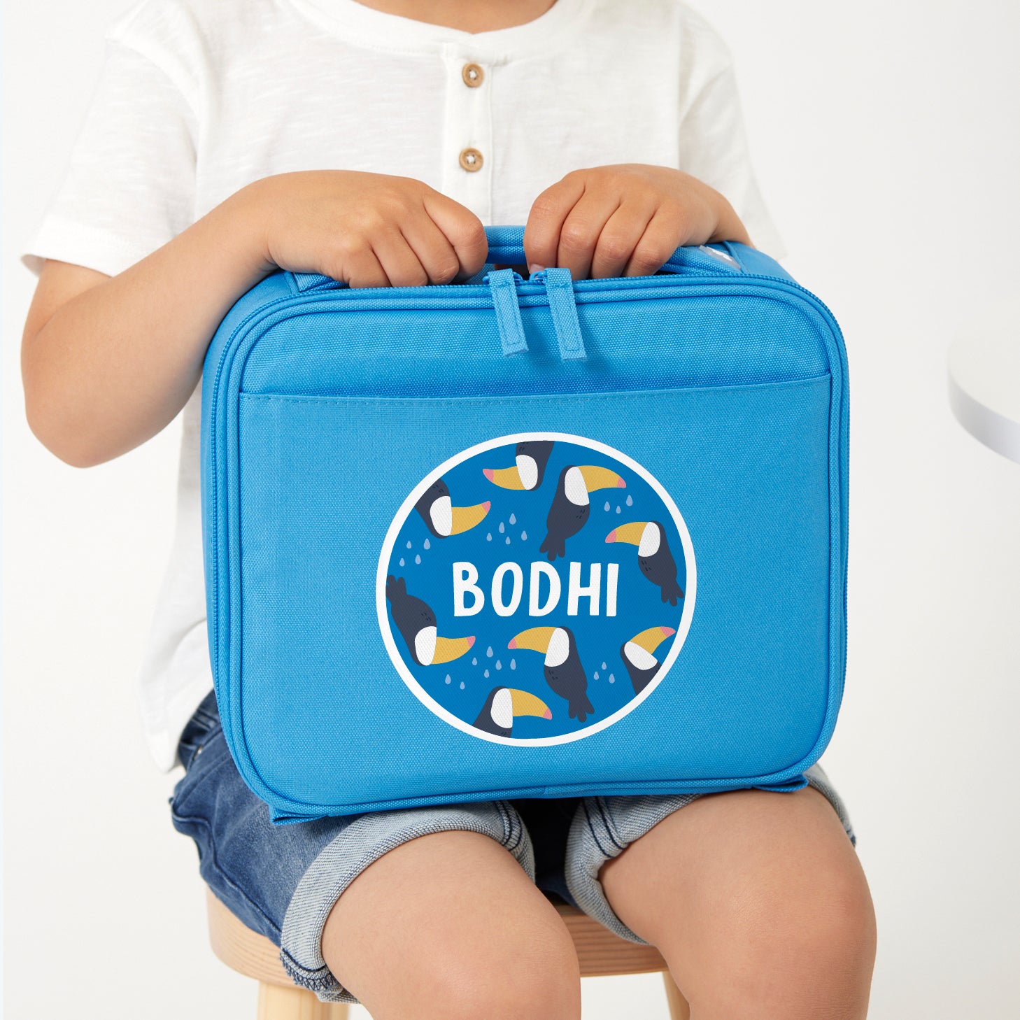 Lunch Bag Blue Toucan