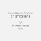 Name Labels Thumbnail Round Name Stickers Pack Contents