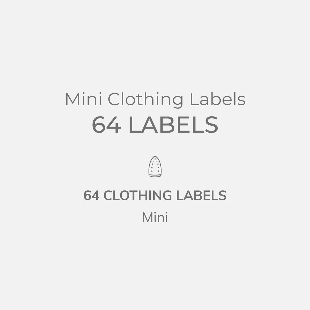 Name Labels Thumbnail Mini Clothing Labels Pack Contents